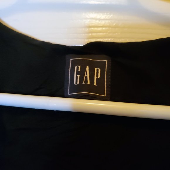 GAP Heart Polka Dot Tie Ruffle Sleeved Dress black and white M - Picture 3 of 8